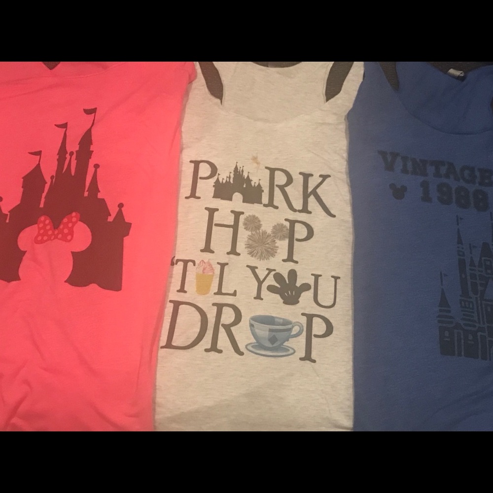 Disney tank top lot